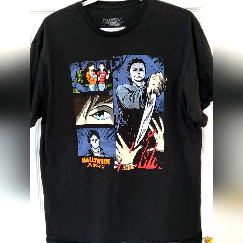 Authentic John Carpenters, Halloween Michael Myers, graphic tee NEW CONDITION
